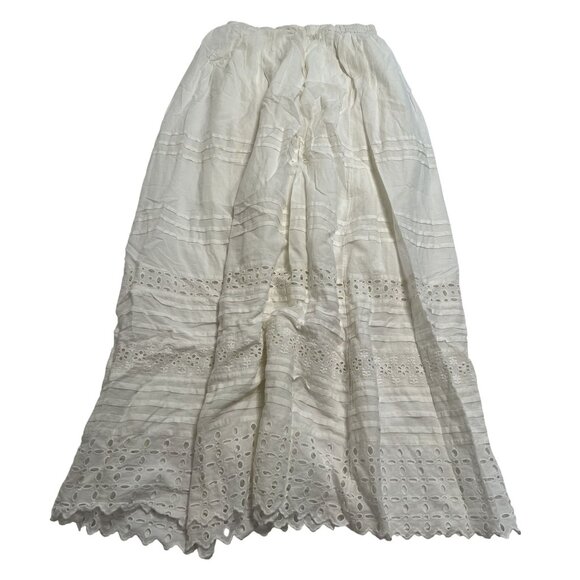Spell & The Gypsy Eyelet Embroidered Skirt in White - Picture 1 of 3